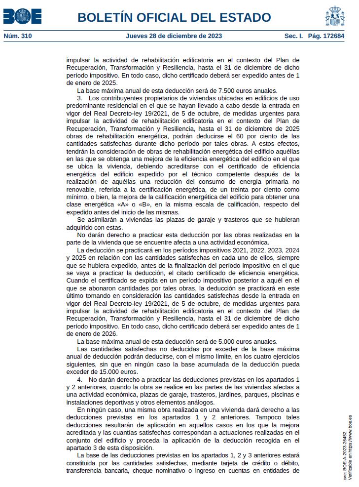 LuciodelaCruzP's tweet photo. Sale hoy publicado en el BOE el RDL 8/2023, en el que, entre otras medidas, se prorrogan 1 año adicional las deducciones fiscales en el IRPF para actuaciones de eficiencia energética en viviendas y edificios.

Información ampliada: https://t.co/MWIsgK522a https://t.co/76JQeOIcI9