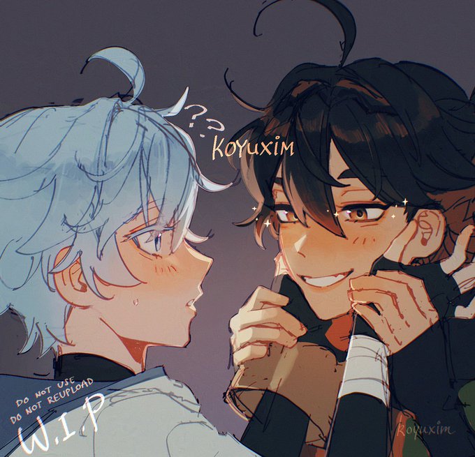 they are so cute,, save me  #原神 #GaMing #chongyun