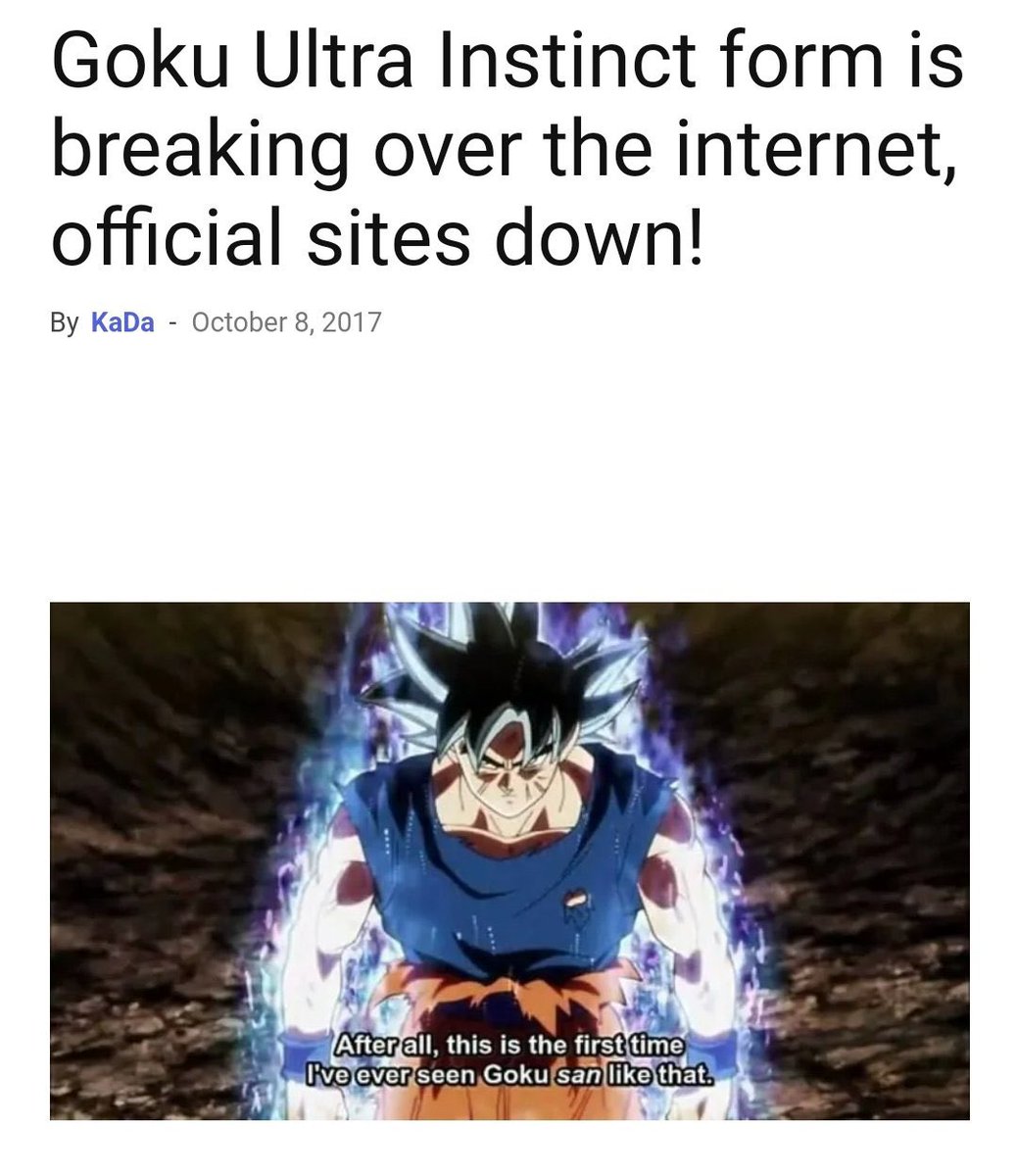 BhdAnkur's tweet photo. Why Dragon Ball Super is the only anime to Break the Internet #DragonBall
A Thread 🧵
-Only anime to crash Crunchyroll &amp; other streaming sites for hours https://t.co/sEKV1GUI82