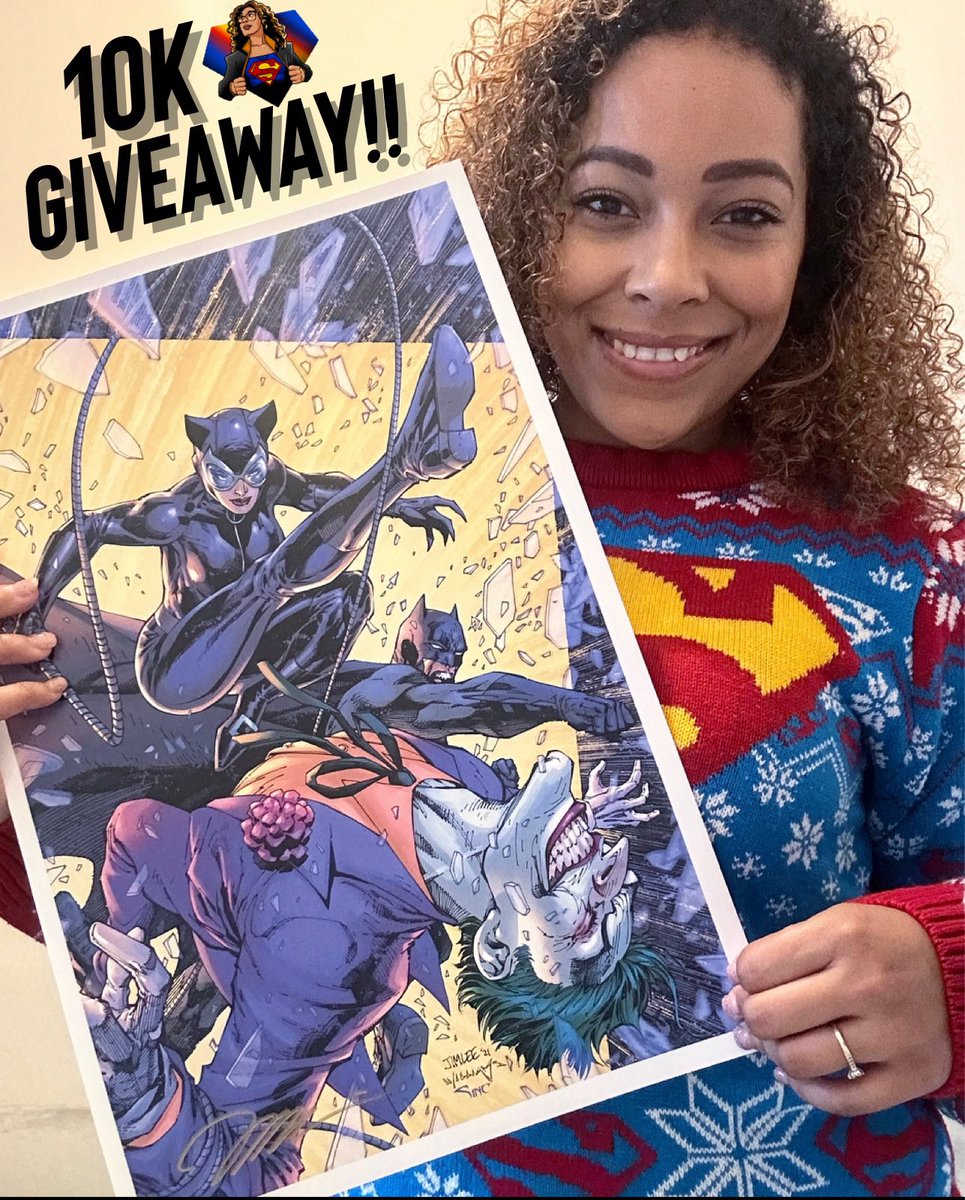 aspiringkrypto's tweet image. To celebrate hitting 10k followers on Instagram, I’m hosting a HUGE giveaway!

All you have to do to be in with a chance of winning this LIMITED EDITION AND SIGNED JIM LEE PRINT is follow the instructions below:
- Follow me
- RT this post
#Giveaway #Competition