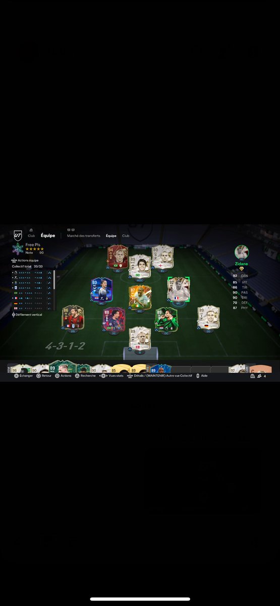 Mathbgtt's tweet photo. @TwinsFifaHD Full invendable sauf vvd, je compte changer smith prochainement et lahm
In game je joue pareil en 4-3-1-2
30k de coter https://t.co/AdkWpiAcng