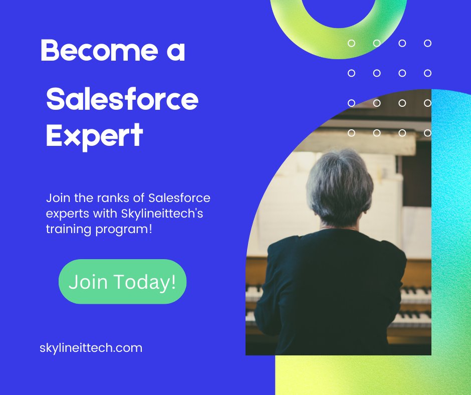 SkylineITTech1's tweet image. 🚀 Elevate your skills with the ultimate Salesforce Expert Training by SkylineITTech! 🌐 Unlock the full potential of Salesforce and become a pro in no time. 💡 Let&apos;s level up together! #SalesforceTraining #SkylineITTech #ExpertiseUnleashed