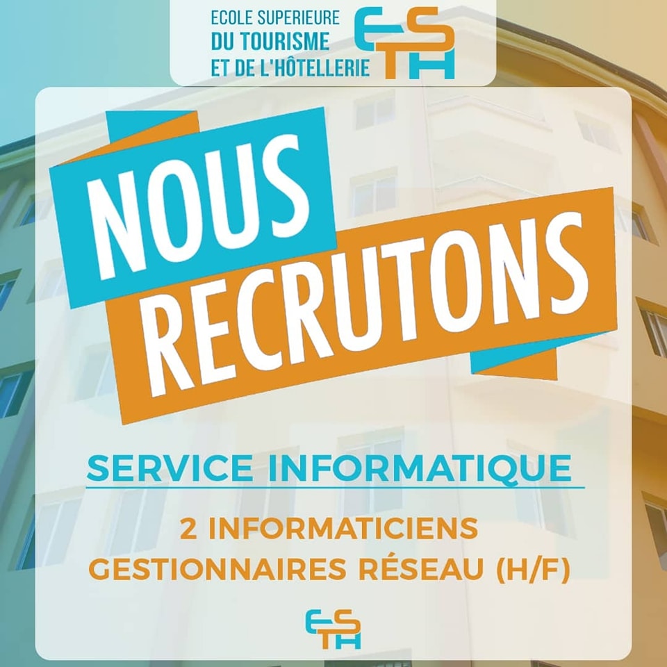 etudiantguineen's tweet photo. Recrutement à l'ESTH :
#Guinee #etudiantguineen #ESTH https://t.co/3WJRAMyvC1