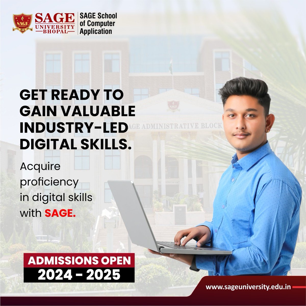 SageUniBhopal's tweet image. #BCA / #MCA degrees from SAGE School of Computer Application paves the way for a multitude of promising career opportunities.
🌐 : sageuniversity.edu.in
#ComputerApplication #CyberSecurity #DataScience #SAGEUniversity #SAGEUniversityBhopal #SAGEBhopal