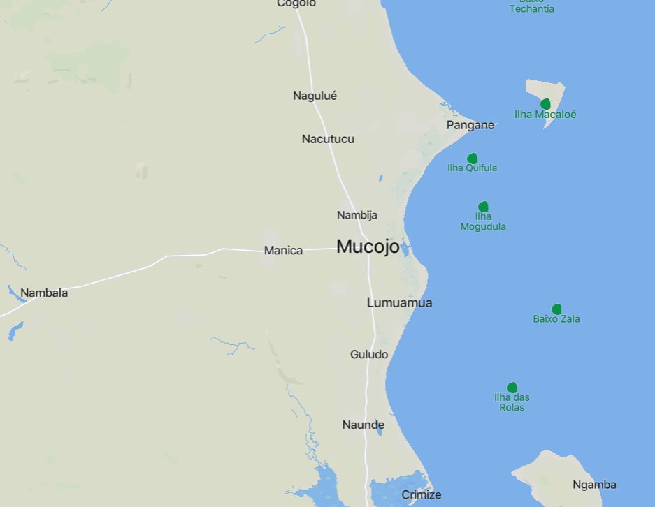 TracTerrorism's tweet photo. Suspected #IslamicState #CentralAfrica (ISCA/#Shabaab Cult) Double Tap Targets Positions of #Mozambican Army in #Mucojo [R762 Highway], #Macomia District, Cabo Delgado, #Mozambique
Read more: https://t.co/FPXYfrTd6E https://t.co/5IOw9Sr92L