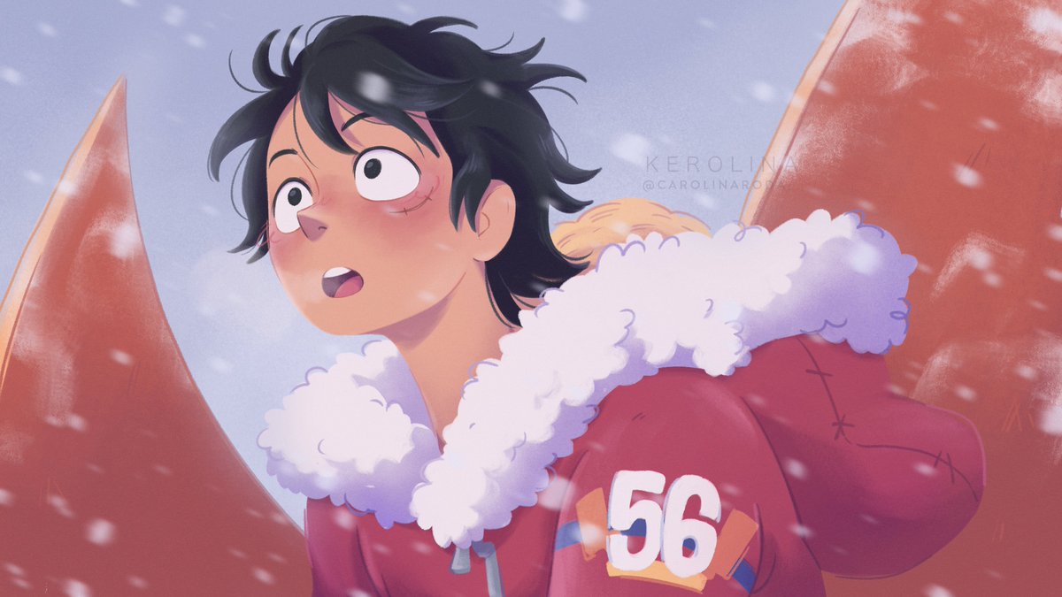 carolinaroda_'s tweet photo. Luffy redraw of that one frame🤲💖 https://t.co/JzsM223MVQ