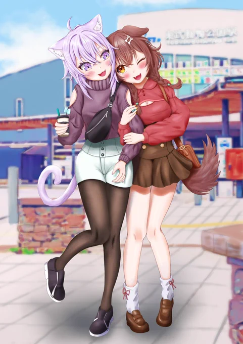 今年は人生で1番辛い事があった年で大変だったけど、何だかんだイラストだけは辞めなかった(∪・ω・)イラストも悩む事の方が多いけど、ボクにとってはきっと人生の息抜きなんだろう( .⤚.) #2023年自分が選ぶ今年の4枚 