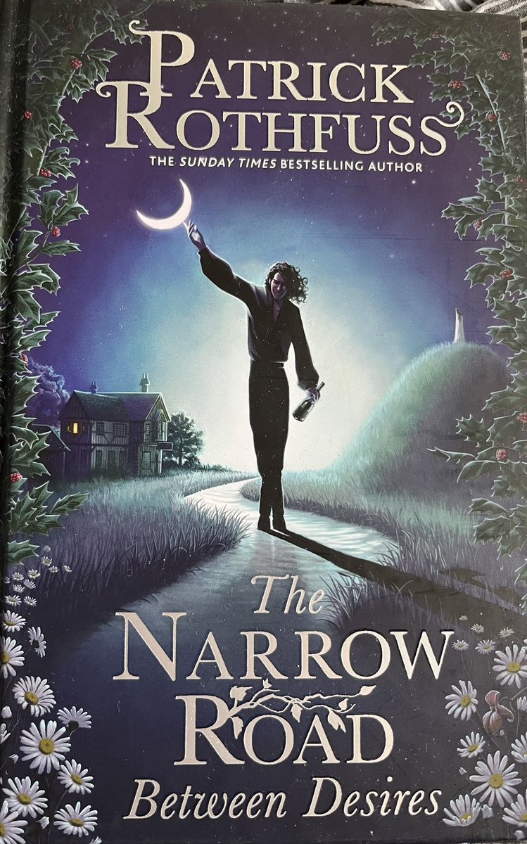 Just starting to read a Christmas present by @PatrickRothfuss hoping as good as Slow Regard of Silent things which is one of most beautiful books I’ve read.