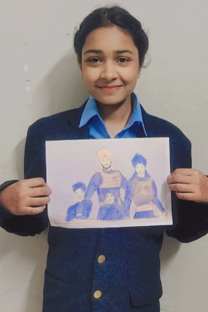 Students of Grade V made posters on Veer baal diwas. <a href="/JyotiBh28005578/">Jyoti Bhardwaj</a> <a href="/KnpsIndia/">KNPS Phagwara India</a> <a href="/pkdhillon08/">ParamjeetKaurDhillon</a> <a href="/Poojabawa/">Pooja bawa</a> @