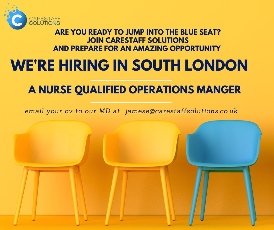 carestaff's tweet photo. Attention all Band 6/7 Nurses with a business development background! Carestaff is looking for a skillful individual like YOU to take the role of our Operations Manager in South London. Jump on this golden opportunity to join our  team! Your moment is NOW! #Nursing #JoinOurTeam https://t.co/OPxNY2gNd6