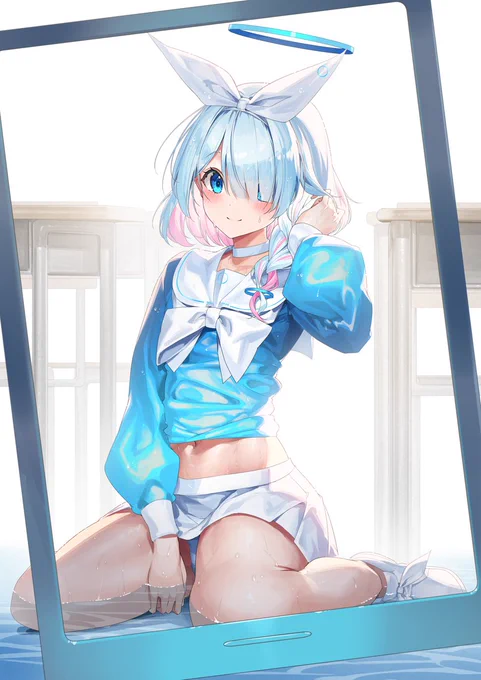 表紙のアロナちゃんです。 
