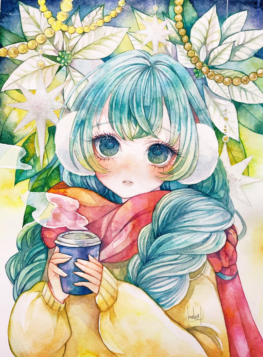「#2023年自分が選ぶ今年の4枚  今年はとても頑張ったと思いました。 来年も頑」|もてぎ@星月のささやく夜にあかりを灯してのイラスト