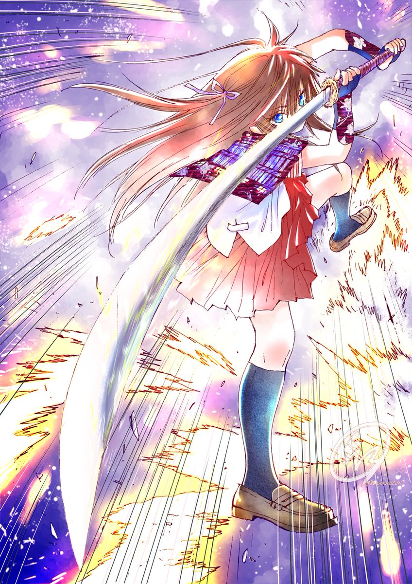 我妻善逸 「#このタグを見た人は黙って刀を持ったキャラを貼れ」|紅丸🎨くりむぞん＠『落ちこぼれ退魔師は異世界帰りで最強となる』コミックス第1巻発売中です！のイラスト