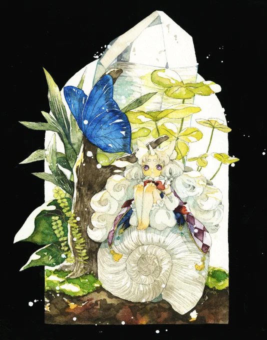 #2023年自分が選ぶ今年の4枚個展の新作からとくにお気に入りをえらびました。たくさんの方々に原画を見ていただけて良かったな～!ありがとうございました! 