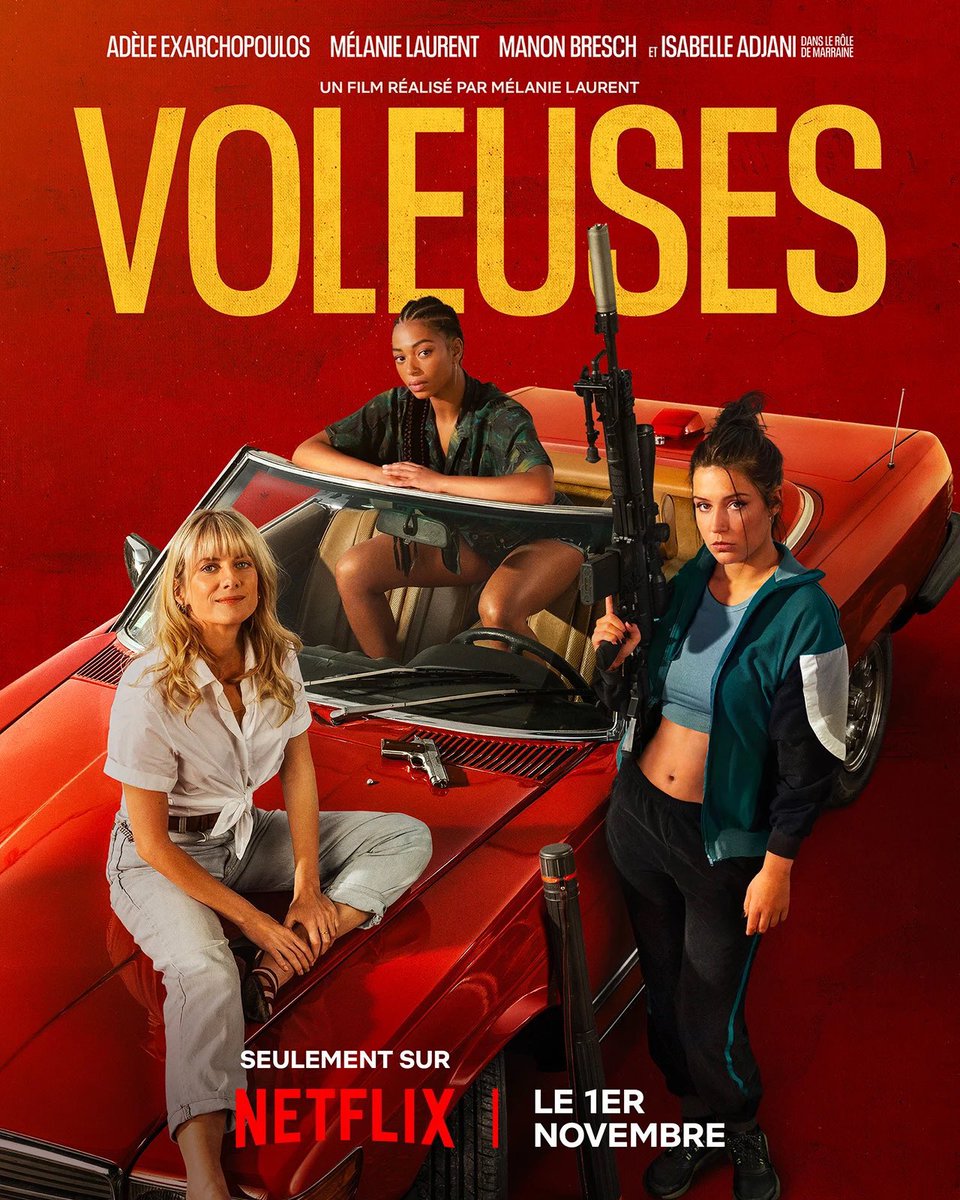 magicgunparis's tweet photo. Je viens de regarder #Voleuses et j’ai adoré. Drôle, émouvant et la relation entre les 3 (et particulièrement Alex et Carole) est tellement belle. Bravo et merci Mélanie Laurent pour ce film et ce casting aux petits oignons ✨🤍 https://t.co/dQWPMj4Ahk