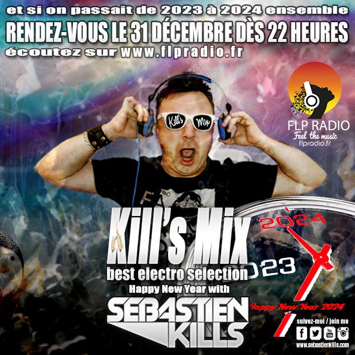 Flp_Radio's tweet photo. @SebastienKills  est sur @Flp_Radio 
Les 31 &amp; 1er Janvier 
#feelthemusic https://t.co/ve7k4kkrdw