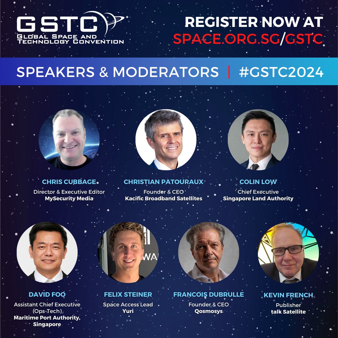 SingaporeSpace's tweet photo. ⏰ 48 days more to the event! 🎟️ Register for your two-day conference pass now - https://t.co/IUNxRwoqRo. Join us in Singapore, where global space professionals meet and when inspiration and innovation collide. A warm welcome for brilliant minds and passionate speakers - https://t.co/cKhqzmrcaj