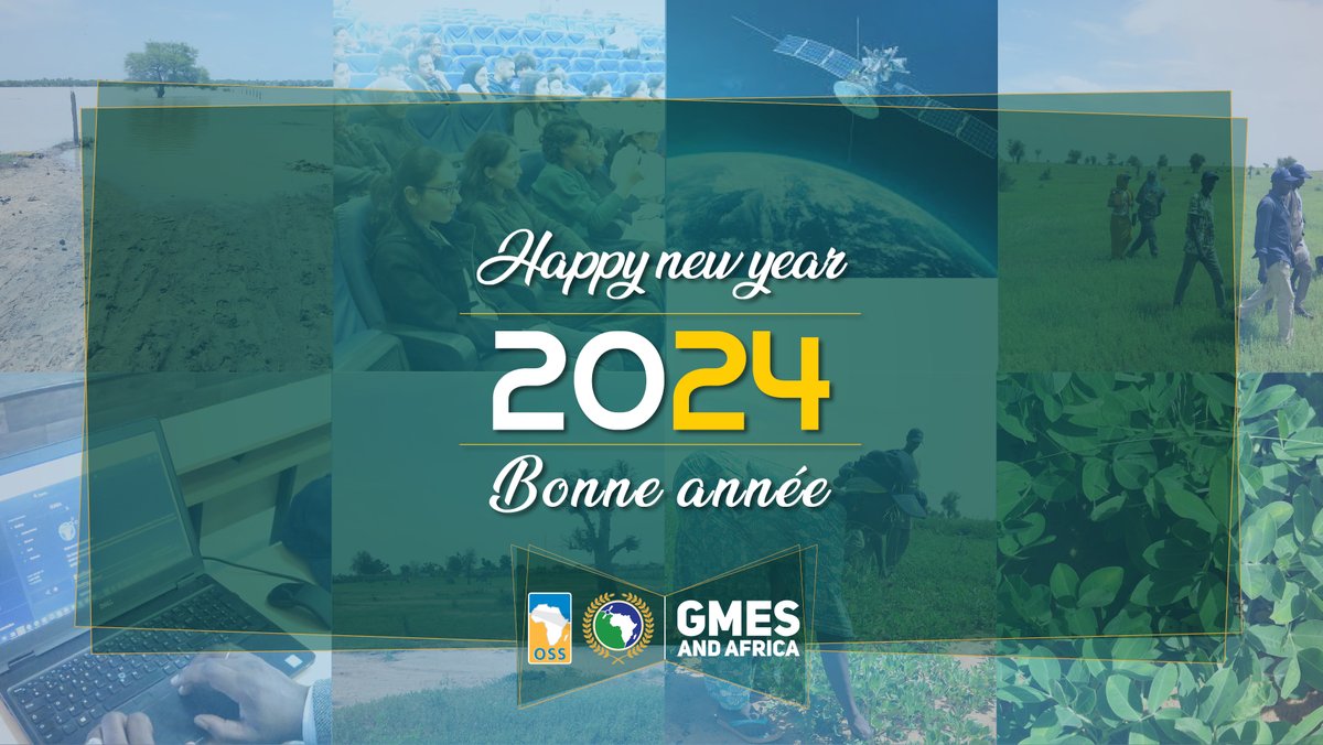 GmesNorthAfrica's tweet photo. Best wishes for a year of #success, achievements & strong partnerships in #2024.
We reiterate our commitment to promoting #Earth_Observation as a lever for #decision_making in favour of #sustainable_development.
Let's stay #united for a prosperous #Africa! https://t.co/AOMzuiV40V