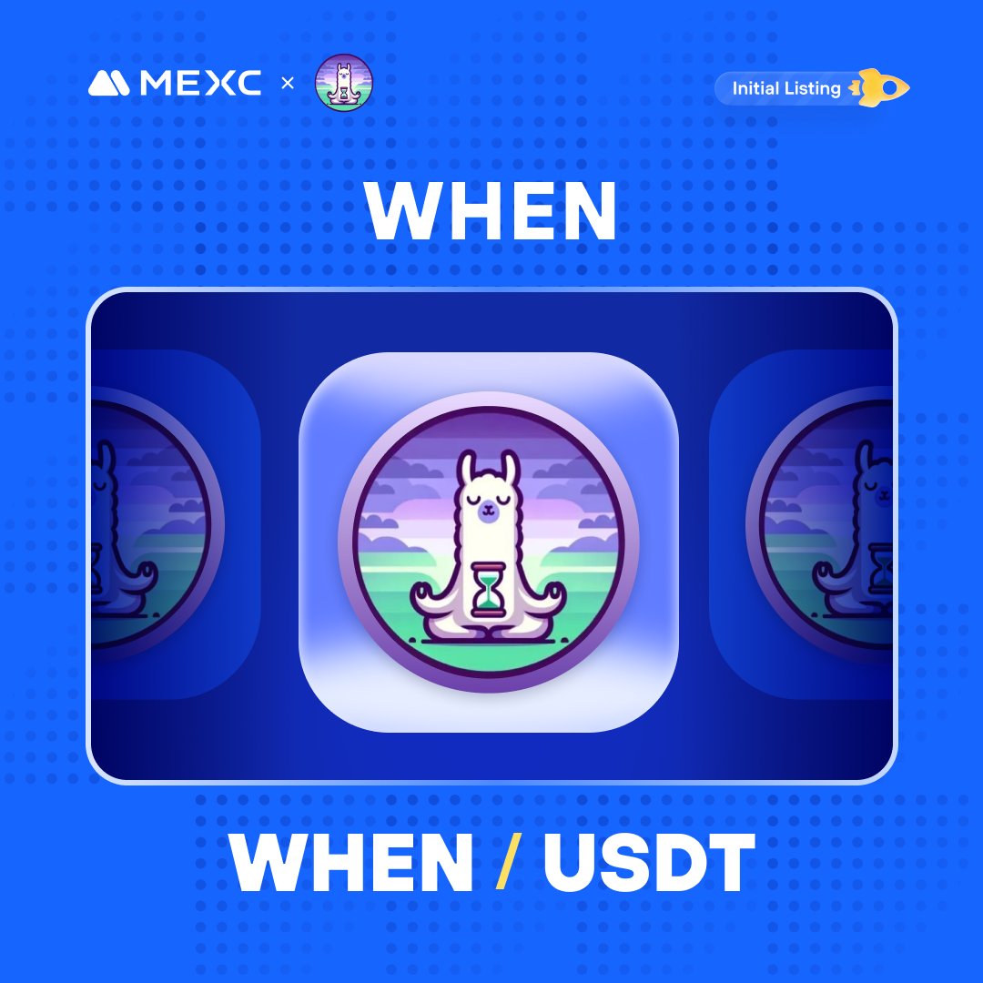 MEXC's tweet photo. 🚨#MEXC New Listing Alert!

📈 WHEN/USDT Trading in the Assessment Zone: Dec 28 13:00(UTC)

@whenindex is a memecoin on the Solana chain, powered by Analysoor.

Details: https://t.co/S0NN5Nk72W https://t.co/xSCaTaAEpf