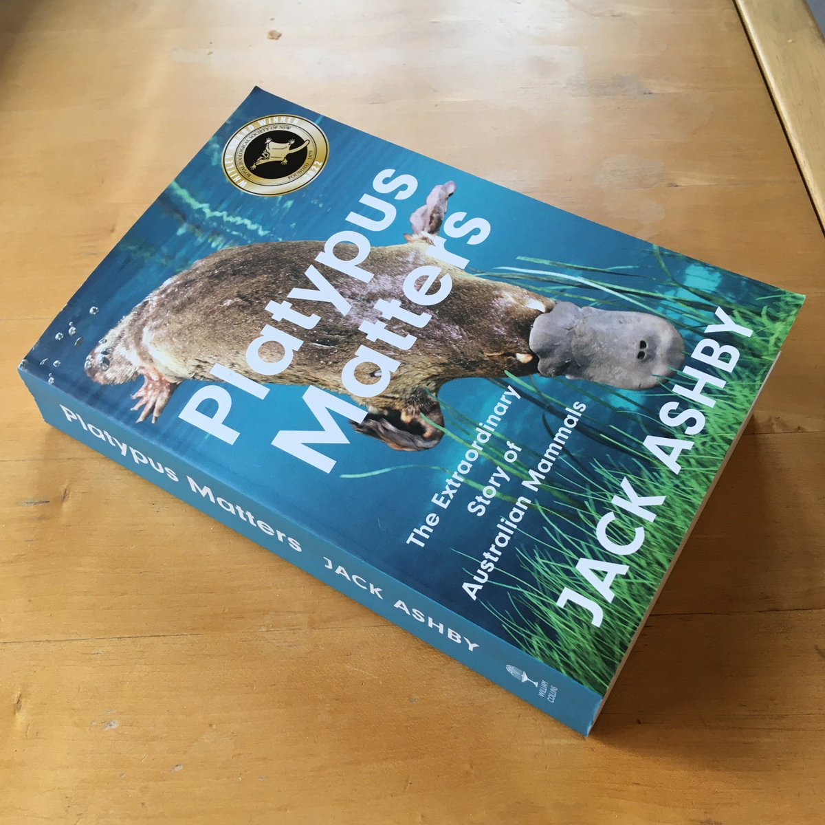 @JackDAshby Just starting to read my copy and already engrossed.

#PlatypusMatters

(Sent a link to my dad when he asked what I wanted for Christmas and he duly obliged!)