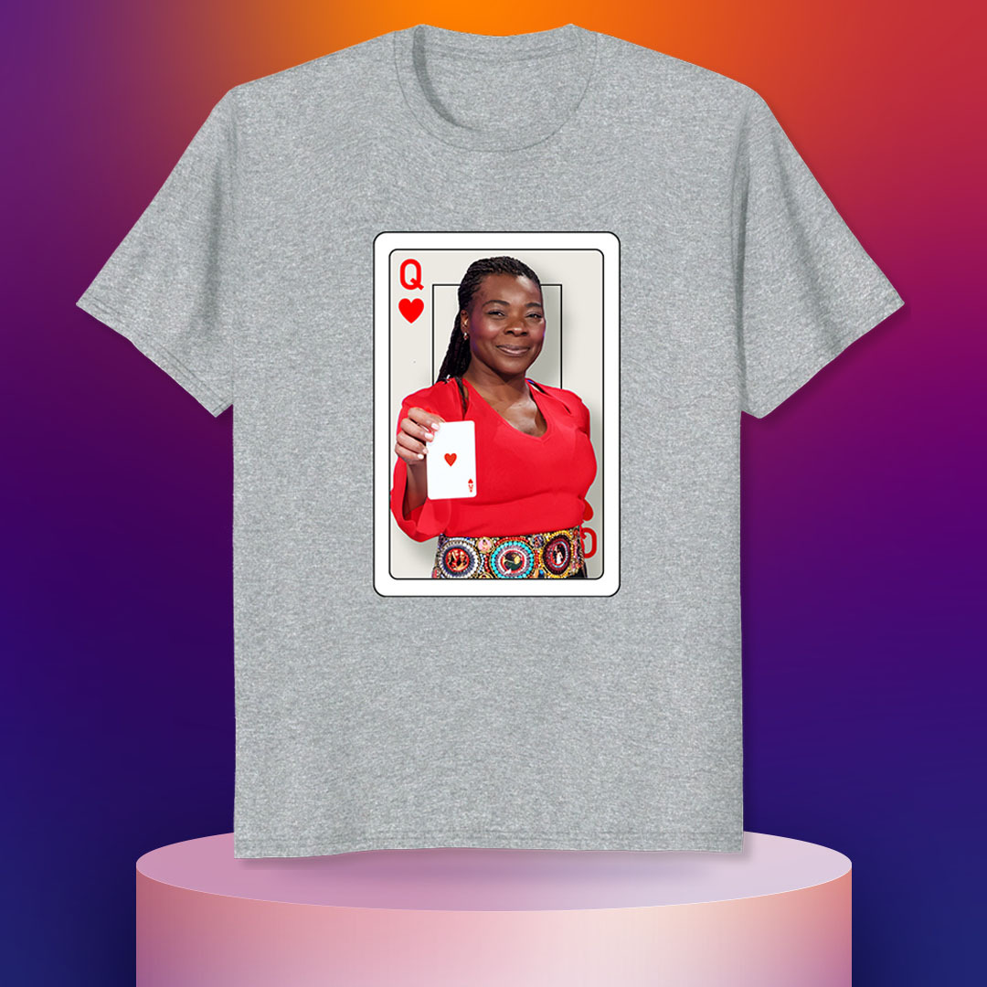 Te doy un as, ya puedes conseguir la camiseta oficial de Buika: shorturl.at/pyHK0 #OT2023 #OTDirecto28D