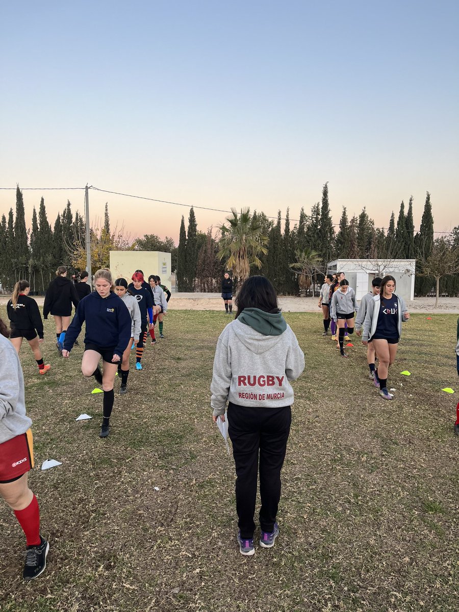 Último entrenamiento del 2023 con el grupo de tecnificación TD y de desarrollo <a href="/ferrmur/">FERUGBYMURCIA</a> <a href="/ferugby/">España Rugby</a> <a href="/DeportesMurcia/">Deportes Región de Murcia</a> <a href="/car_rmurcia/">CAR Región de Murcia</a> consolidando nivel I + preparación física con técnica de carrera y bronco test
