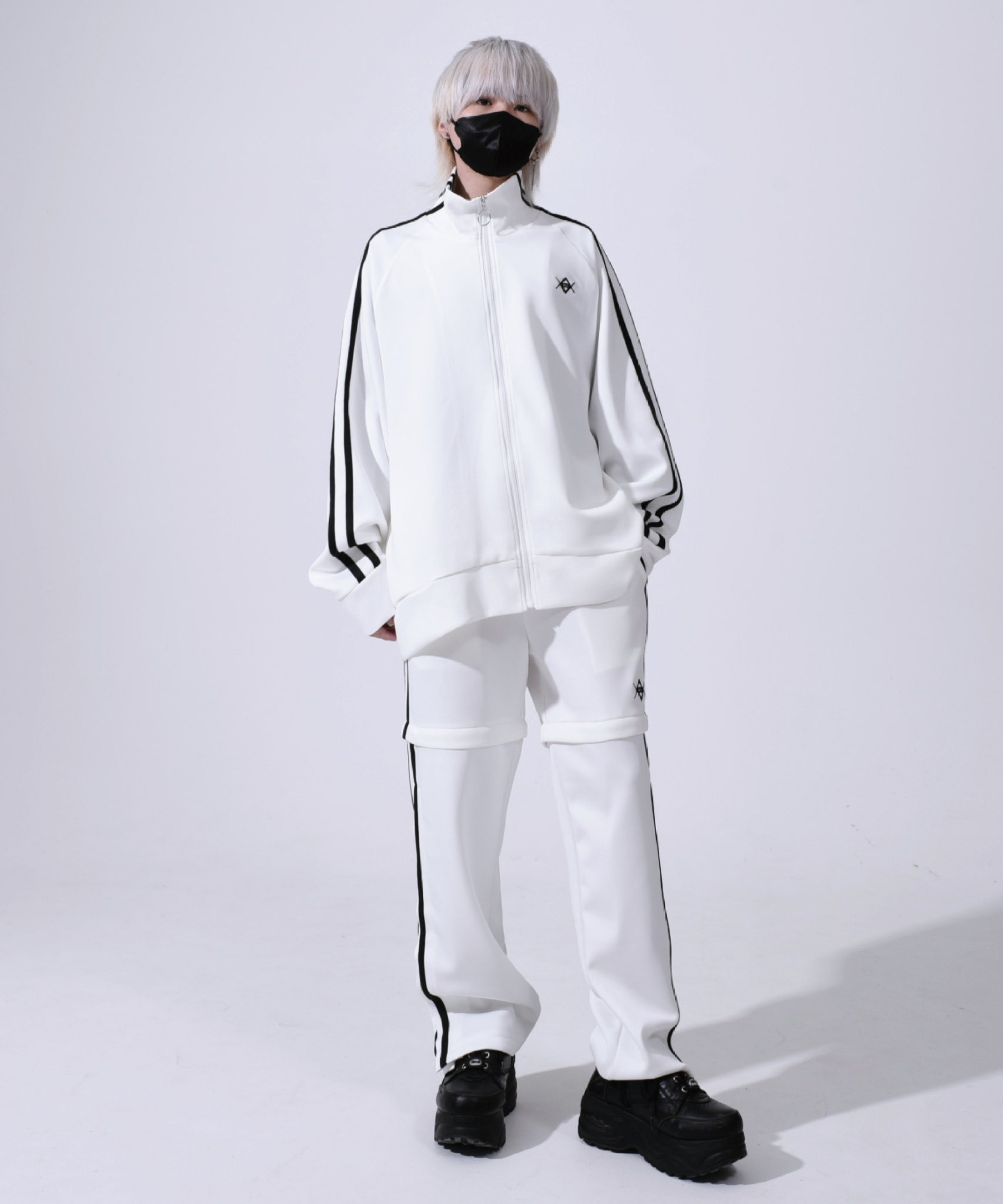 REFLEM/レフレム』コフィンプリントトラックジャケット ジャージ サブカル