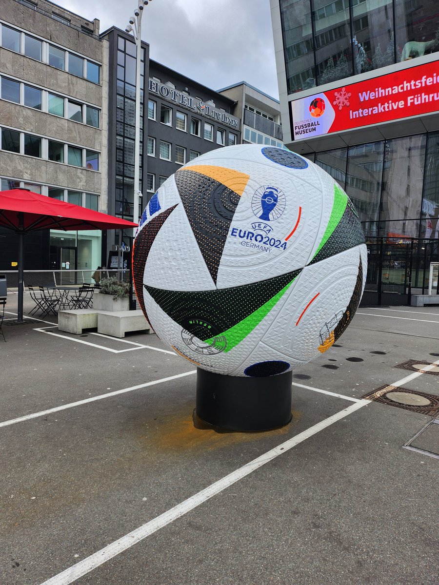 vuvivi_de's tweet photo. Some football spirit today from Dortmund. #EURO2024 Deutsches Fußballmuseum #germanywithkids https://t.co/VaFRyG3ILS