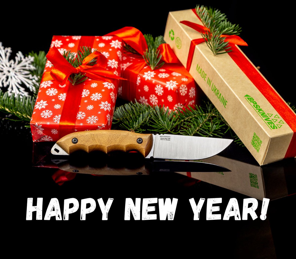 Happy New Year!🎄🌟
As we bid farewell to another incredible year, we're filled with gratitude for the amazing community that surrounds us🙌 We would like to thank all our customers from around the world for supporting Ukrainian business!🇺🇦 
#bpsknives #newyear