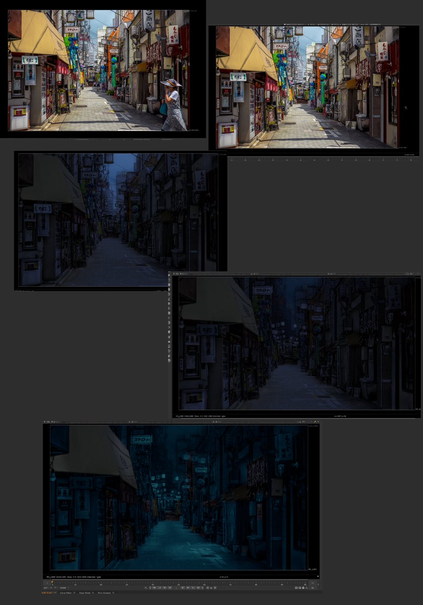 Learning of how to turn day scene to a night scene :) So this is my process so far :D