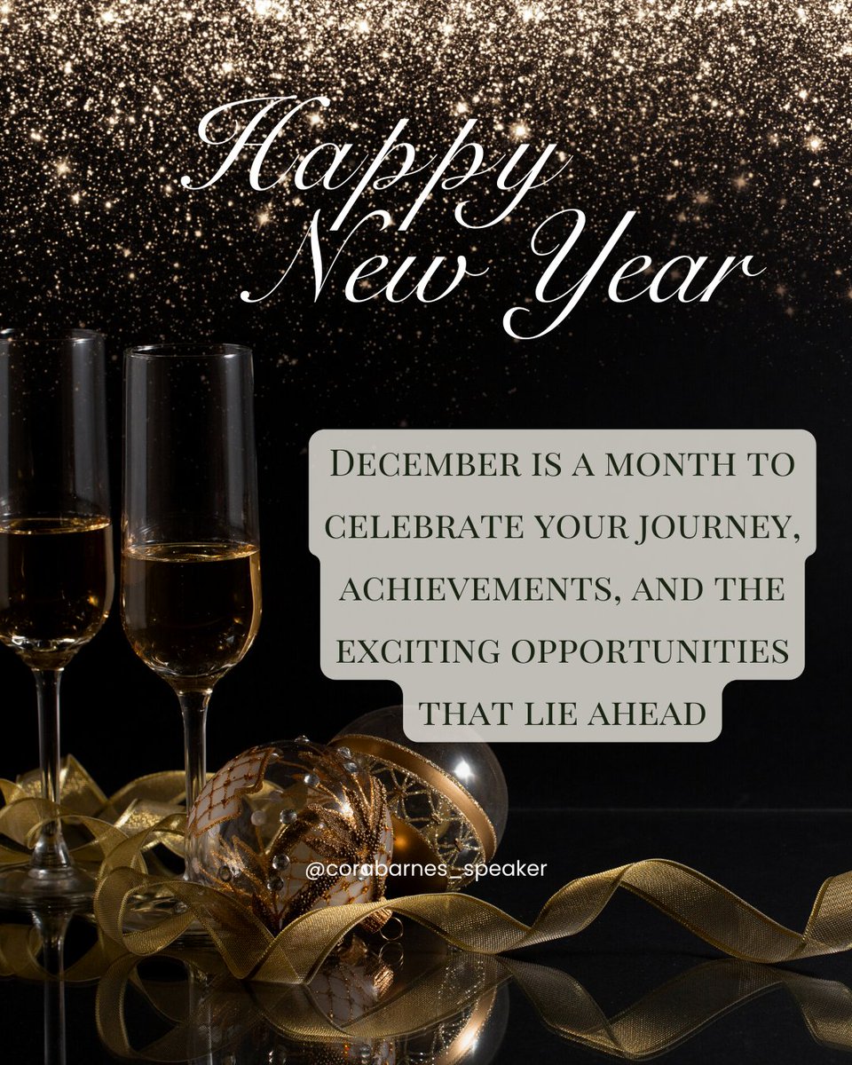 Cora3QRecruit's tweet image. December is a month to celebrate your journey, achievements, and the exciting opportunities that lie ahead. 🎊 

#YearEndCelebration #ExcitingFutureAhead