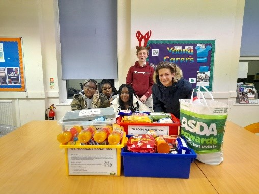 West Young Essex Assembly have been working on their local projects, getting food donations for the food banks helping families in need. #West #YEA #Foodbank #EssexYouthService