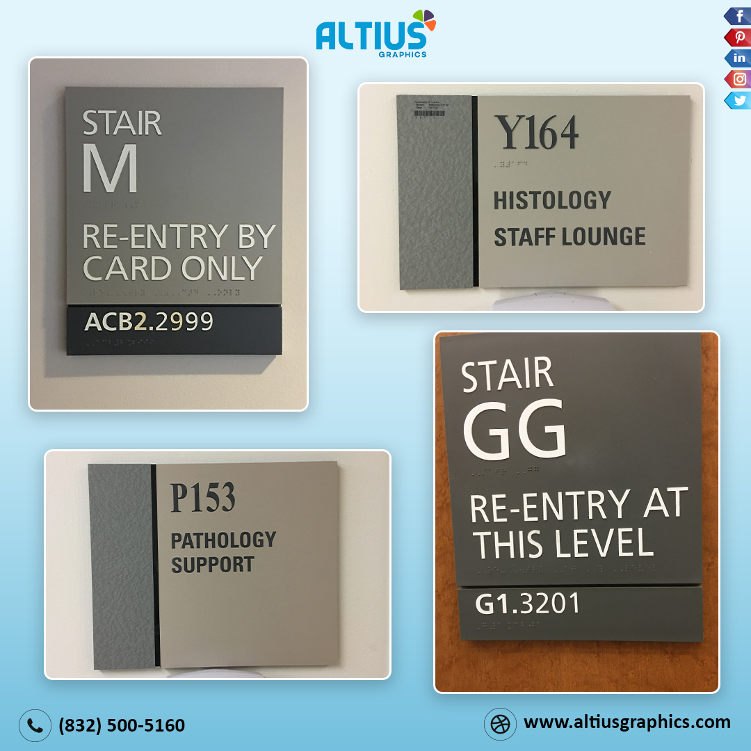 AltiusGraphics's tweet photo. Discover our diverse ADA Signage solutions at https://t.co/FhezQaCxtn!
#ADASignage #AccessibilityMatters #InclusiveDesign  #ExploreNow #InclusiveSpaces #AccessibleSignage #InteractiveDesigns https://t.co/57IwXMbig1