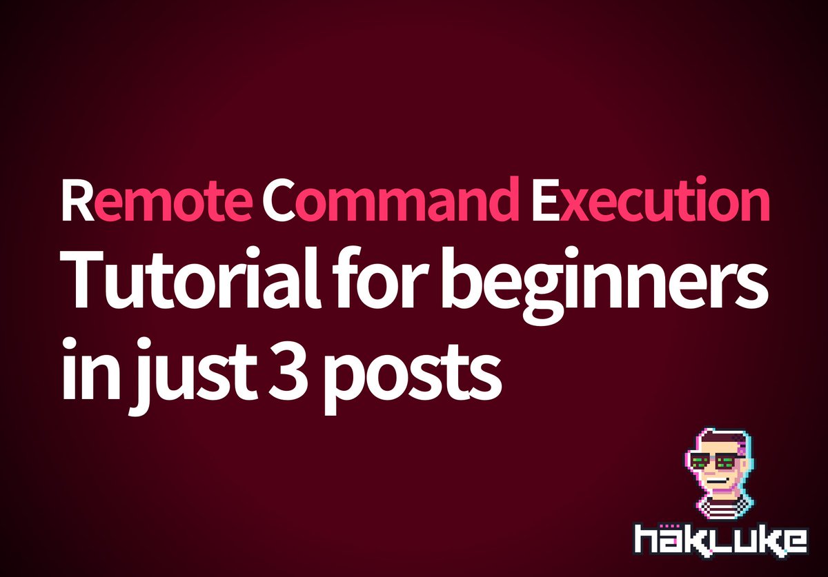 Remote command execution tutorial for beginners in just 3 posts 🧵👇
