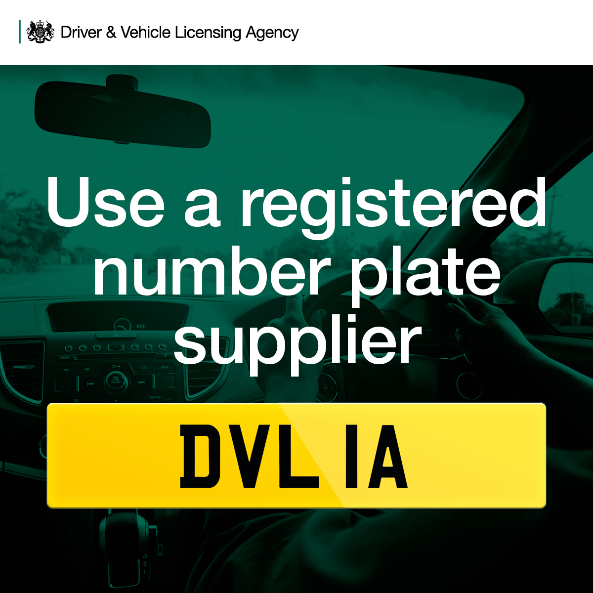 If you need to get a number plate made up, make sure you get one from a registered number plate supplier 👉 gov.uk/number-plate-s… You’ll be asked for original documents that prove your identity and show you’re entitled to the registration number.