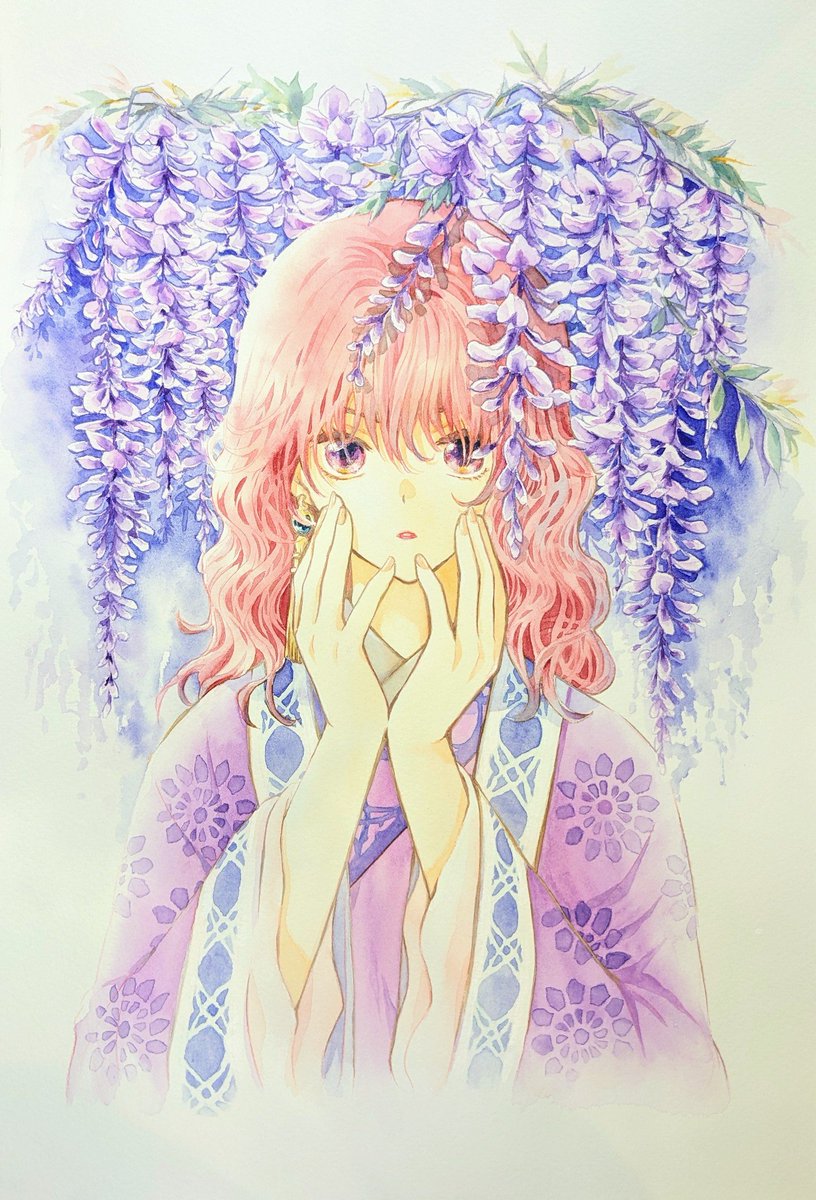 画集表紙メイキング