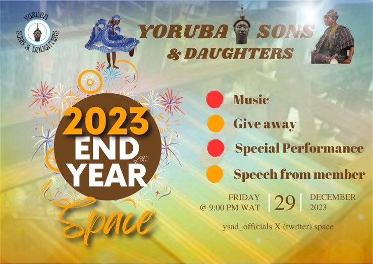Yoruba Sons And Daughters (@ysad_official) on Twitter photo 