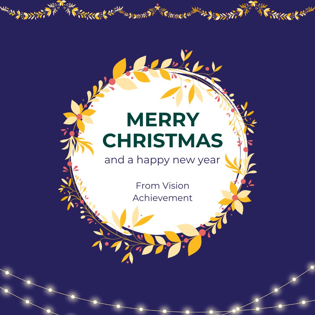 🎄 We hope everyone has had a wonderful festive period however it's spent where you are!

⭐️ Thank you for making 2023 a great year and best of luck into 2024, from everyone at Vision Achievement.

#newyear #luck #thankyou #celebrate