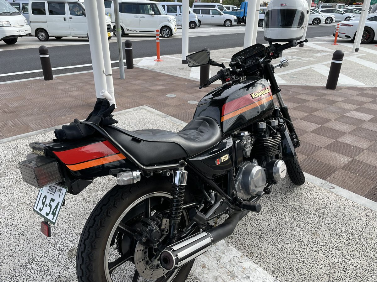 黒鉄 z750gpの乗り納め