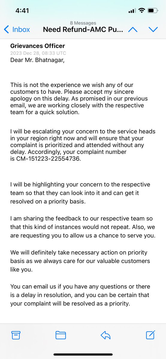 ArpitBhatnagar1's tweet photo. @EurekaForbes Take a Look how helpless are the nodal team with this…
I will definitely log a ticket with consumer helpline. https://t.co/PMEJx9Lvi5