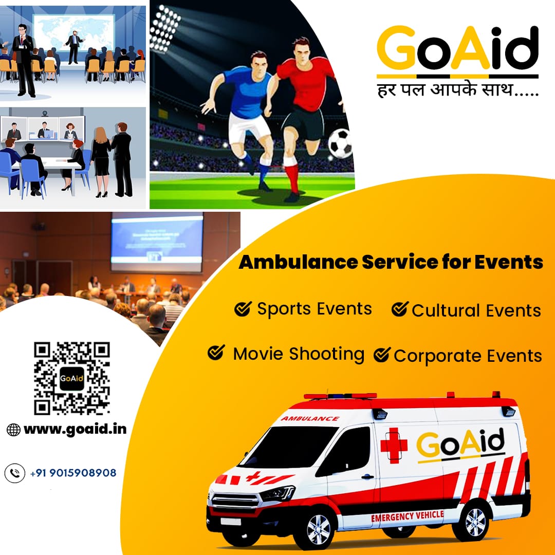 Goaidofficial's tweet photo. 🚑 Planning an event? Ensure the safety of your attendees with GoAid Ambulance Service! 🌐 Swift response, skilled medical personnel, and state-of-the-art ambulances - we've got it all covered. 🏥 Book now for peace of mind! #GoAid #EventSafety #AmbulanceService https://t.co/s6adSg32Lh