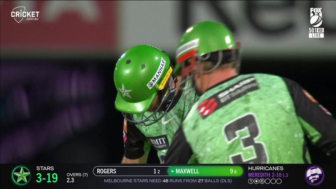  Backs away and smashes it over point for six!  📹 Credits: Twitter/BBL
