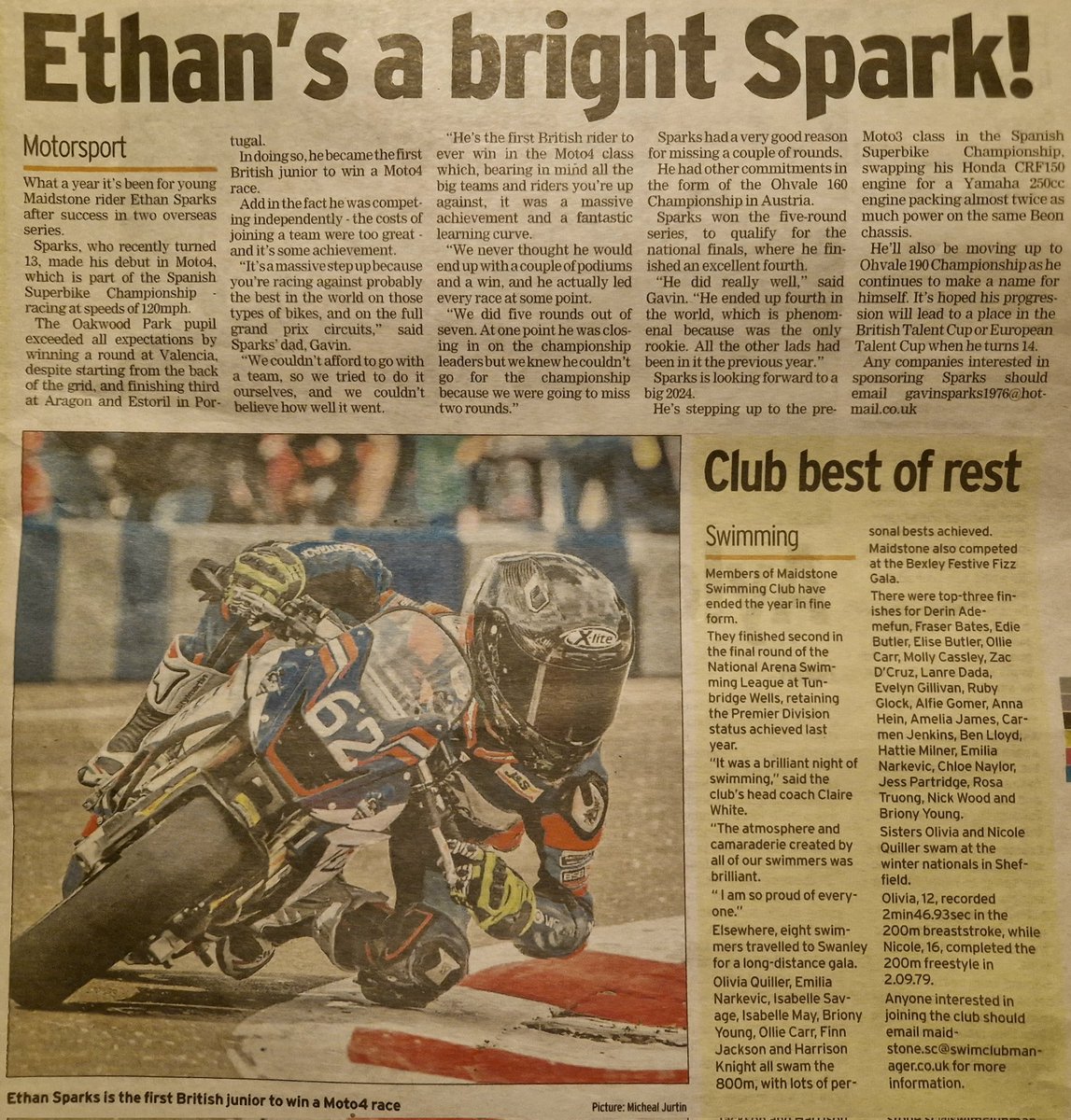 Thank you, <a href="/craigtuckerKM/">Craig Tucker</a> <a href="/KentOnlineSport/">KentOnline Sport</a>, for a great final article of 2023 
@OPGSchool 
2024 season incoming 🔥