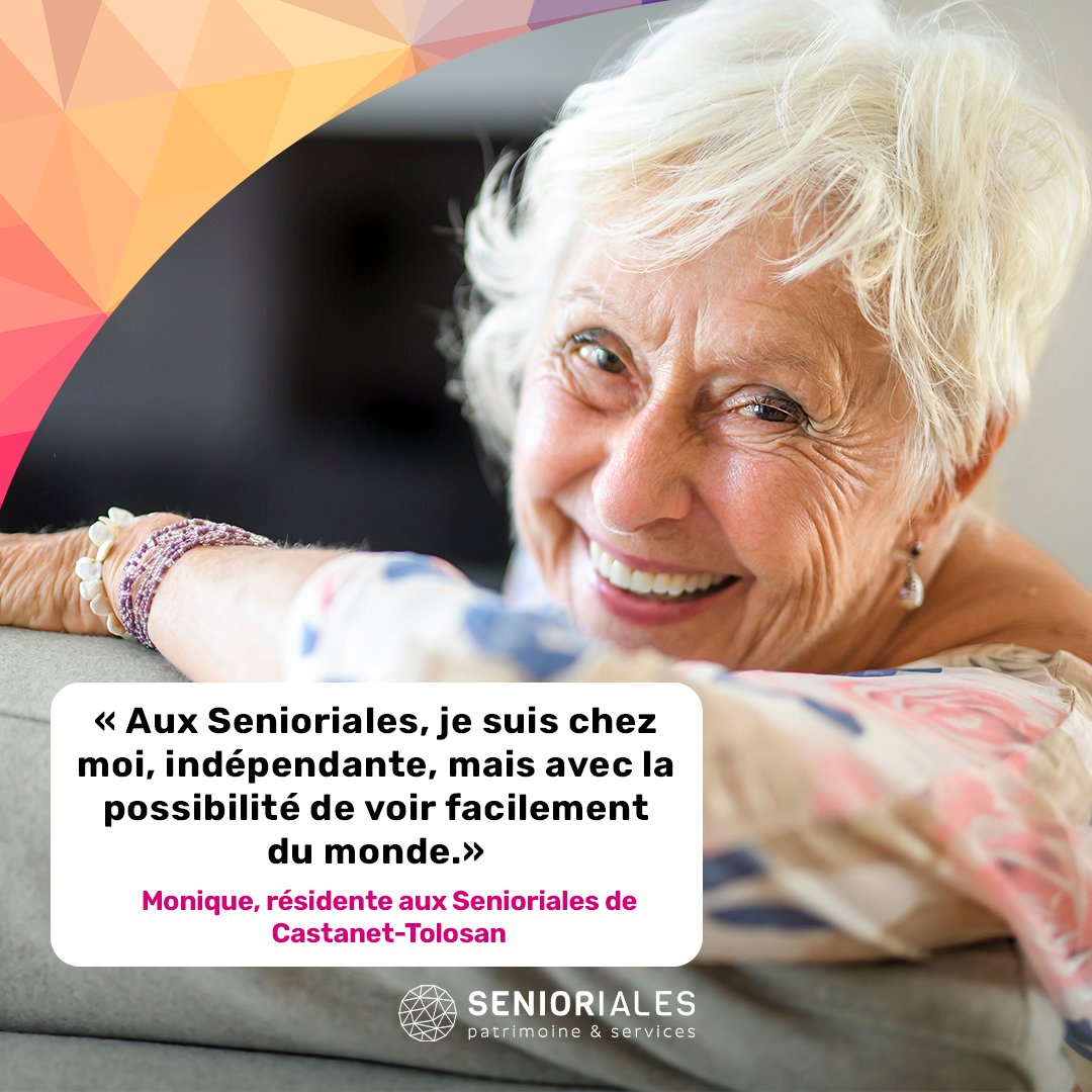 Qui mieux que nos #résidents peut véritablement partager leur expérience au sein de nos #résidences ? 🏡

Monique souligne le parfait équilibre entre indépendance et convivialité offert par les logements #Senioriales. 🧑‍🦳