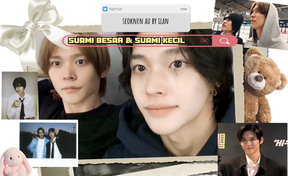 surawicara's tweet photo. 𝐒𝐮𝐚𝐦𝐢 𝐛𝐞𝐬𝐚𝐫 &amp; 𝐒𝐮𝐚𝐦𝐢 𝐤𝐞𝐜𝐢𝐥.
a seoknen series au, cerita keseharian Nanda (sok) dan suami kecilnya Nanta (nen).

©oyisinil, 2023 https://t.co/Ezrb3B6oGO