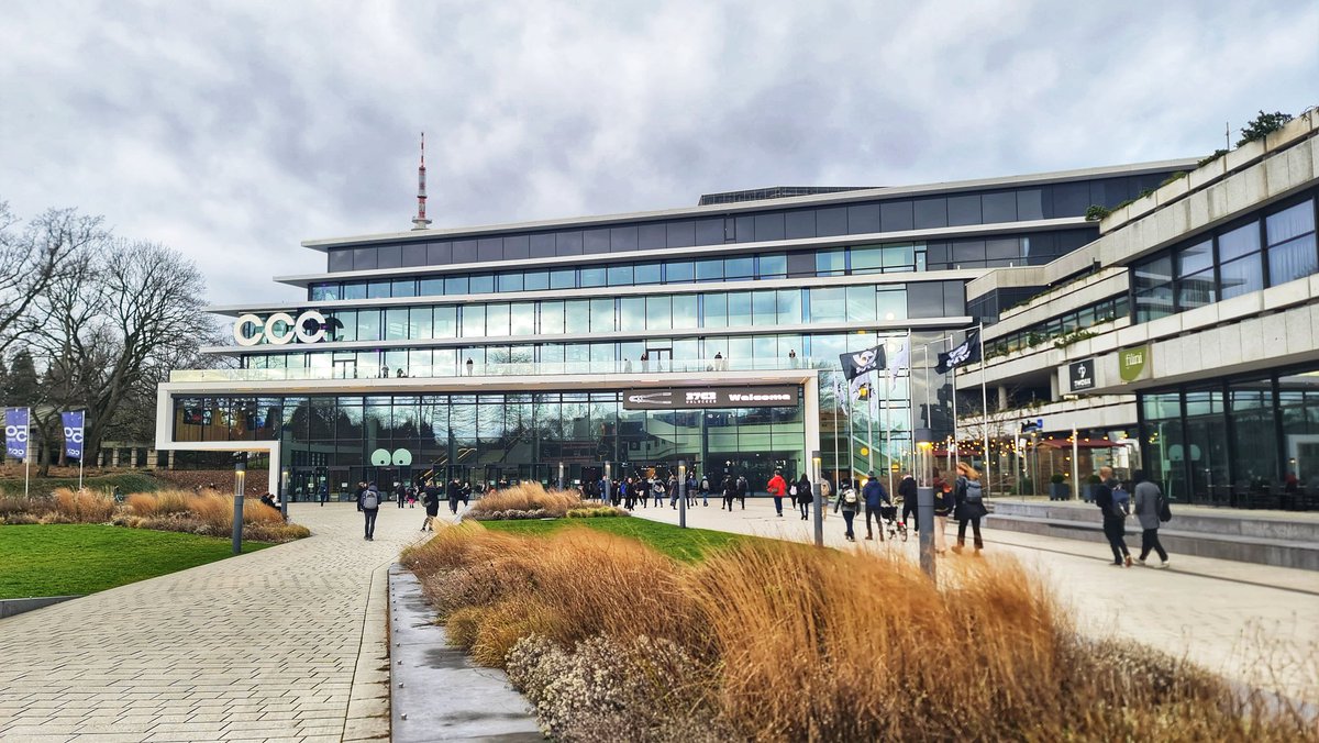 Obwohl es das neue CCH ist, fühlt es sich schon ein bisschen nostalgisch an, den #37c3 in Hamburg zu sehen. 🚀