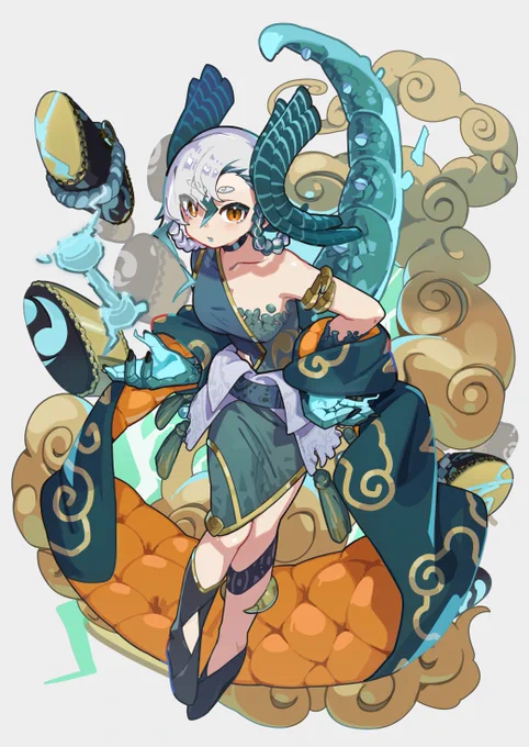 OC #今年も残りわずかなので今年一番伸びた絵を貼る