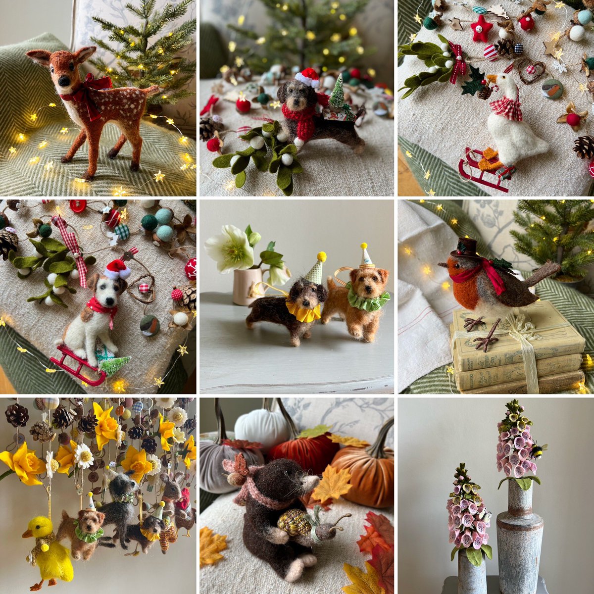 I hope you are enjoying these Twixmas days as we head towards the end of this year. 2023 seems to have sped through but been a lovely creative year for me. These are the favourite top nine posts
#topnine #topnine23 #wildandwool #mycreativelife #uniquewoolart #needlefeltingartist