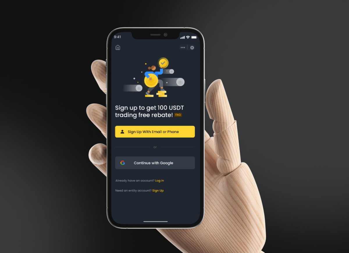 OghenetegaMudia's tweet photo. Day 18 #dailyuichallenge
Today I decided to replicate Binance sign up page.
I will like to know your thoughts on this.
#oghenetegamudiaga #dailyuichallenge #herosection #landingpagedesign #figma #uidesign #productdesigner #uiux #emperortdesign #viral #naijadesigner https://t.co/EPSpZe1UQn