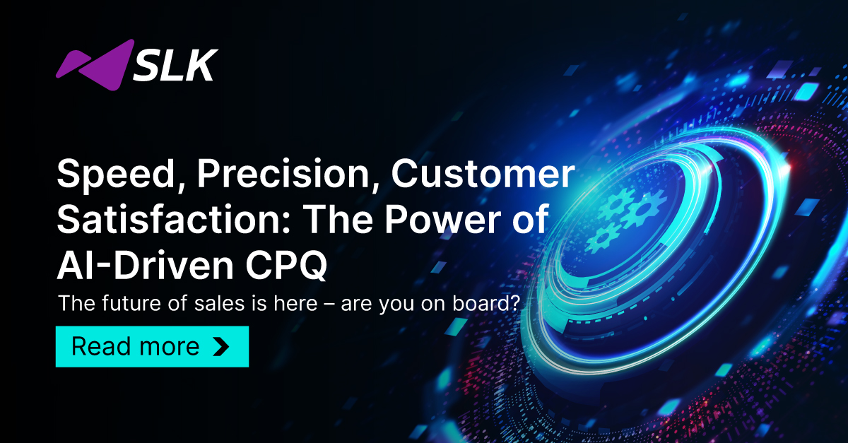 AI-powered CPQ is changing the game – faster quotes, smarter processes, and happier customers. Ready to dive in?
slksoftware.com/blog/cpq-solut…
#ManufacturingTech #SalesInnovation #AI #CPQ #Digitaltransformation #BusinessReimagination #SLK